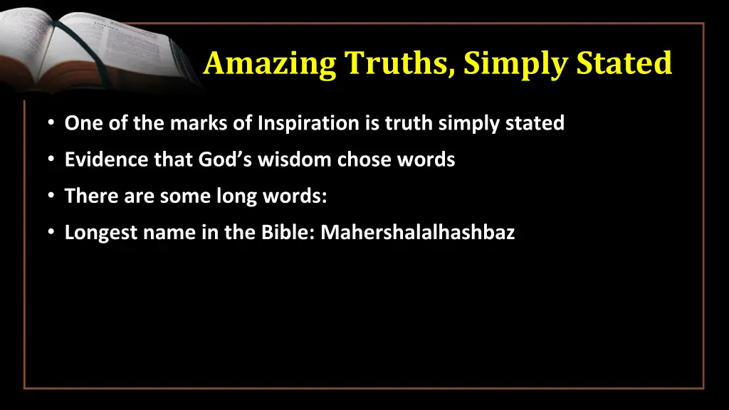 amazing truths simply stated 3