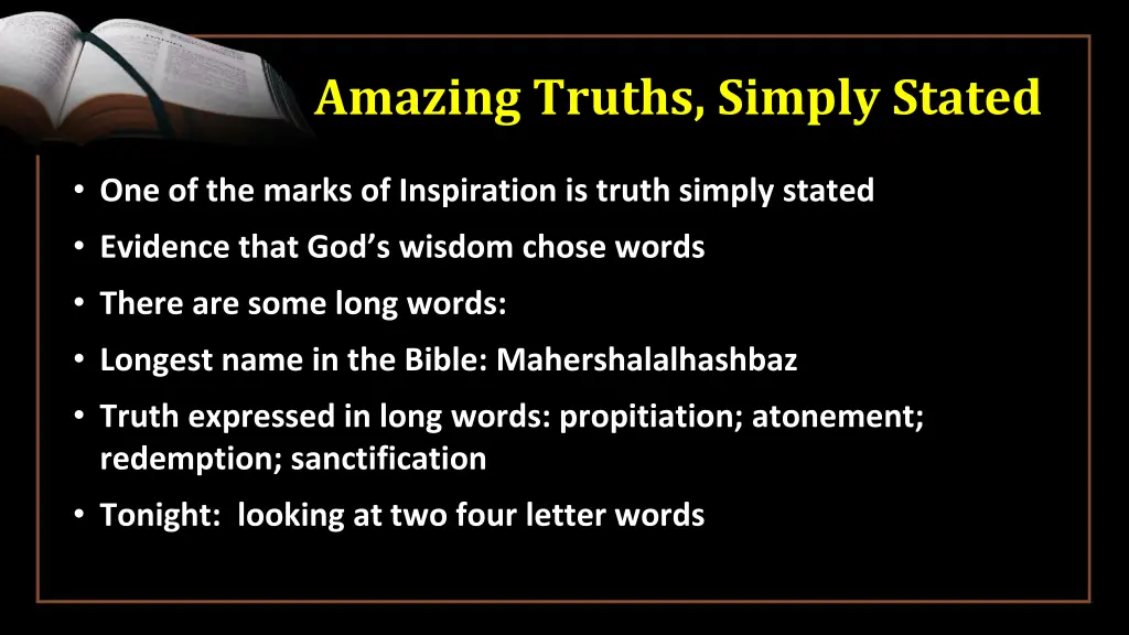 amazing truths simply stated 5