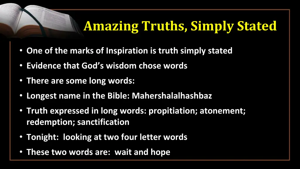 amazing truths simply stated 6