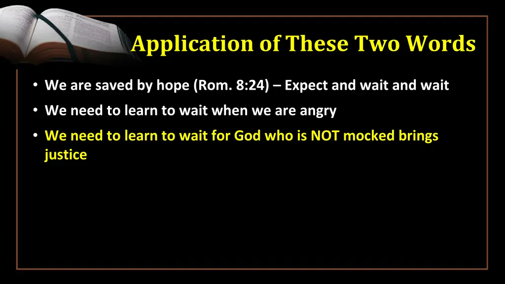 application of these two words 3