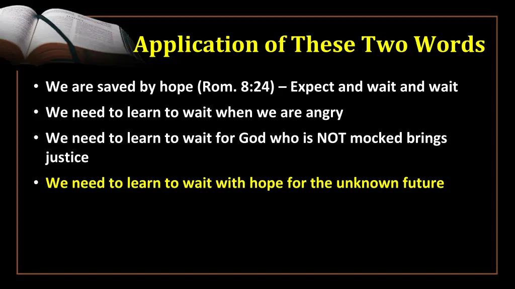application of these two words 4