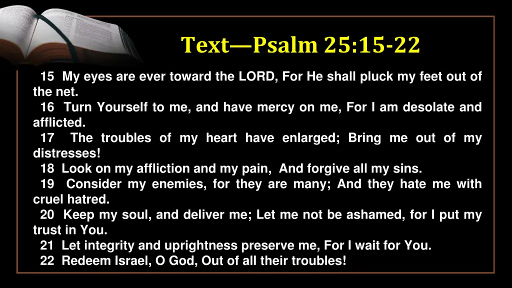 text psalm 25 15 22