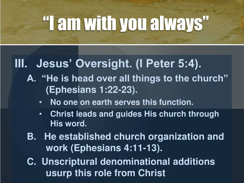 i am with you always 4