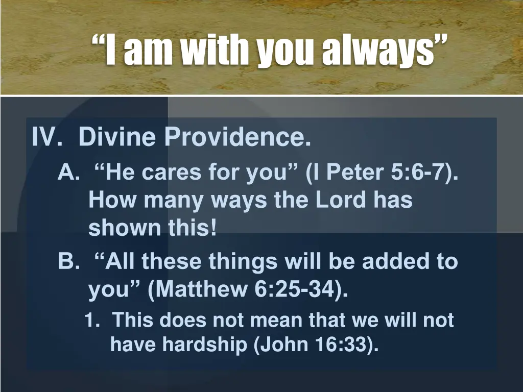 i am with you always 5