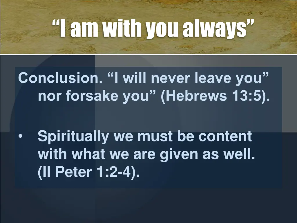 i am with you always 6