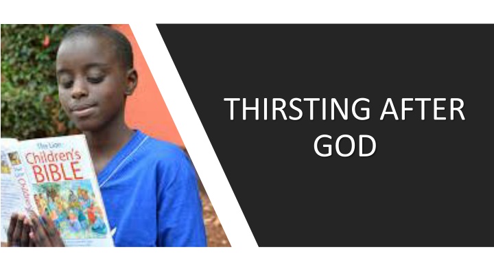 thirsting after god