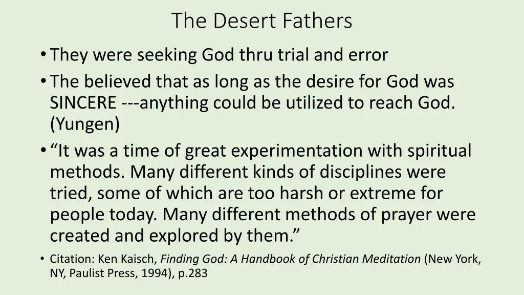 the desert fathers 3