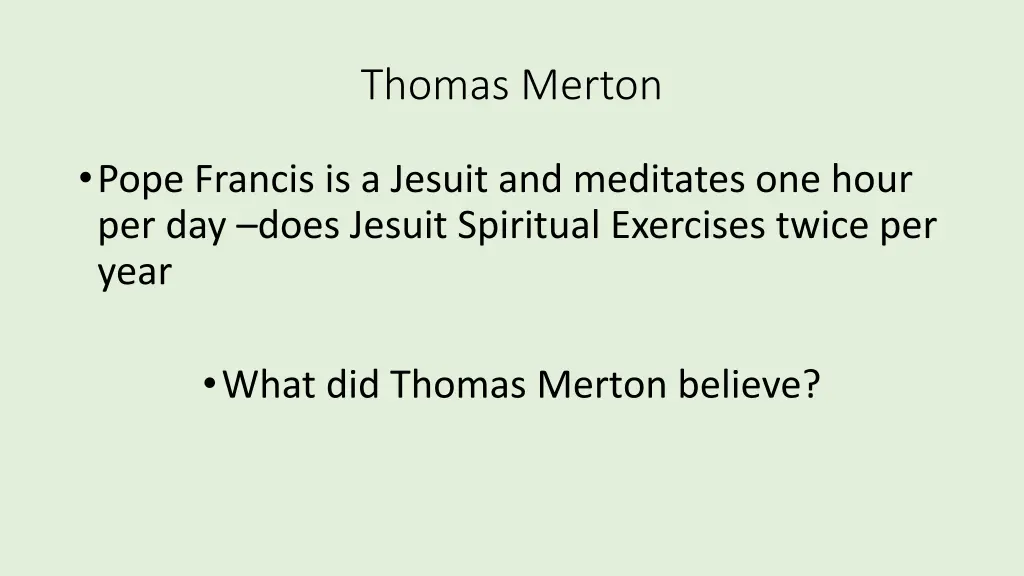thomas merton 1