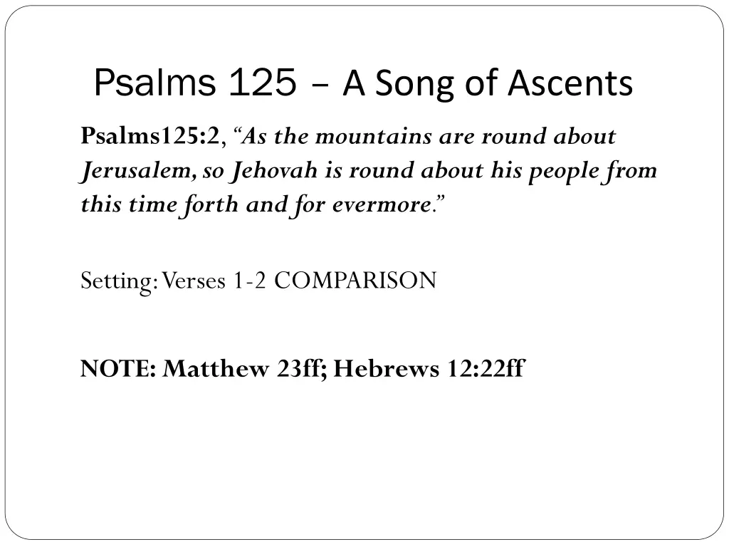 psalms 125 a song of ascents 1