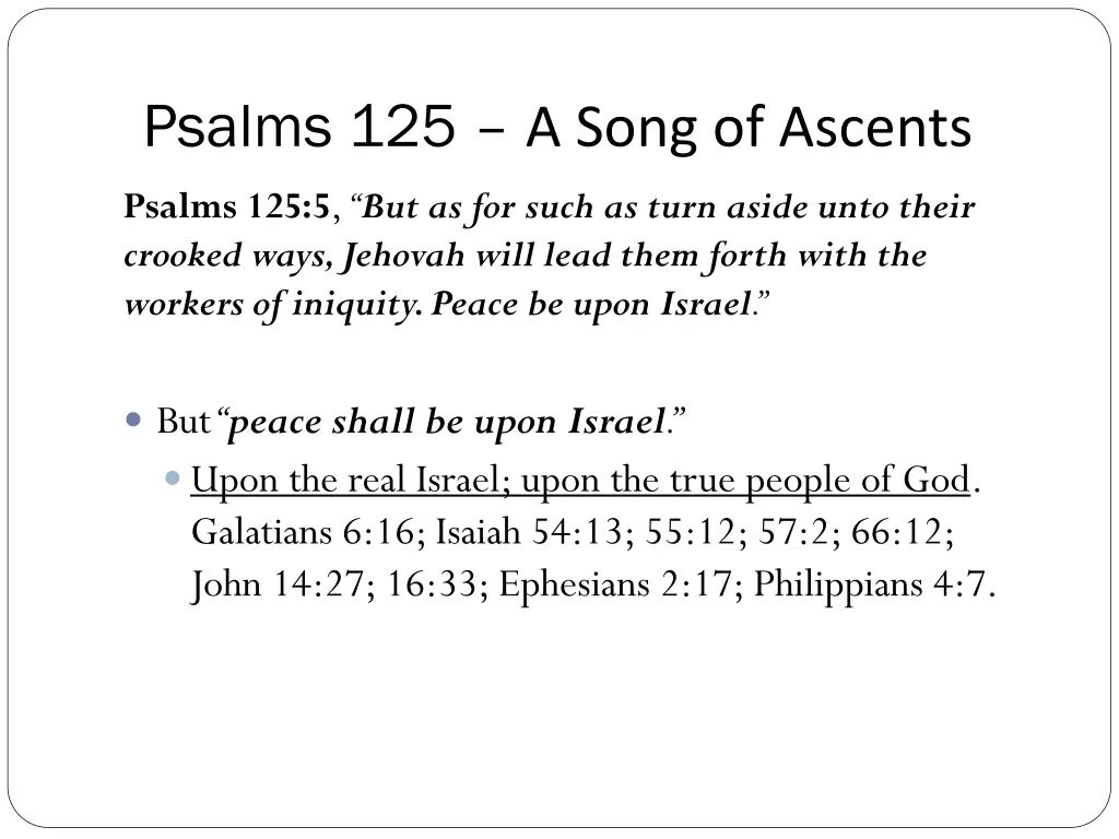psalms 125 a song of ascents 5