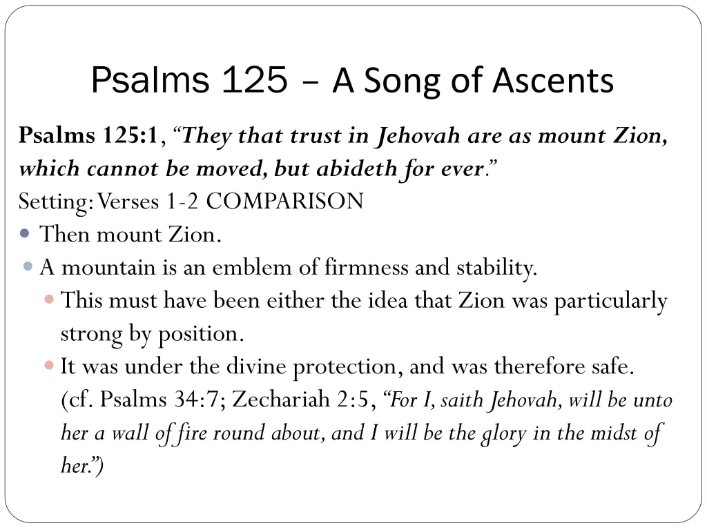 psalms 125 a song of ascents