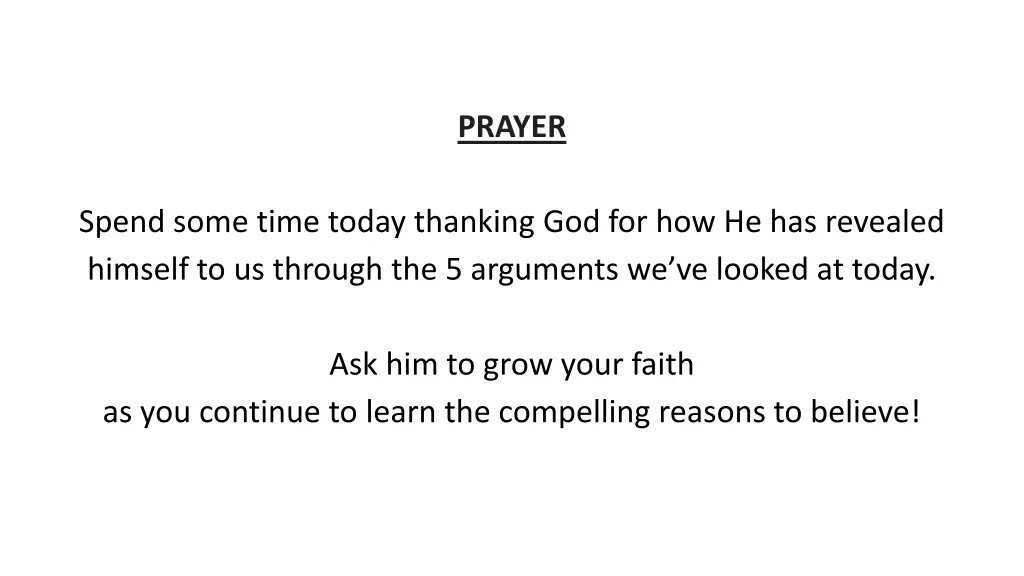 prayer