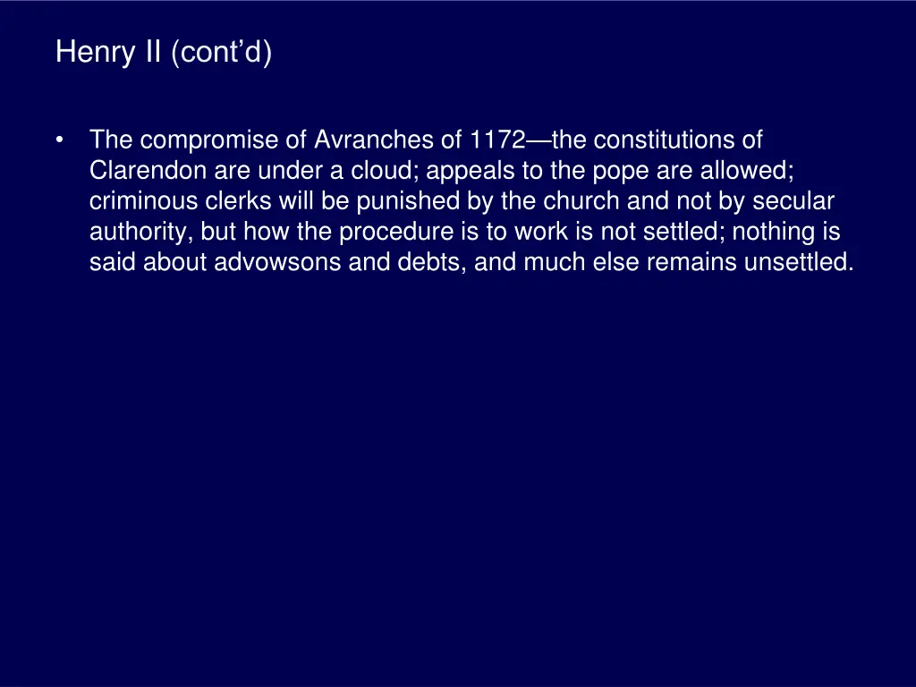 henry ii cont d