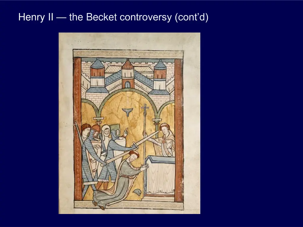 henry ii the becket controversy cont d