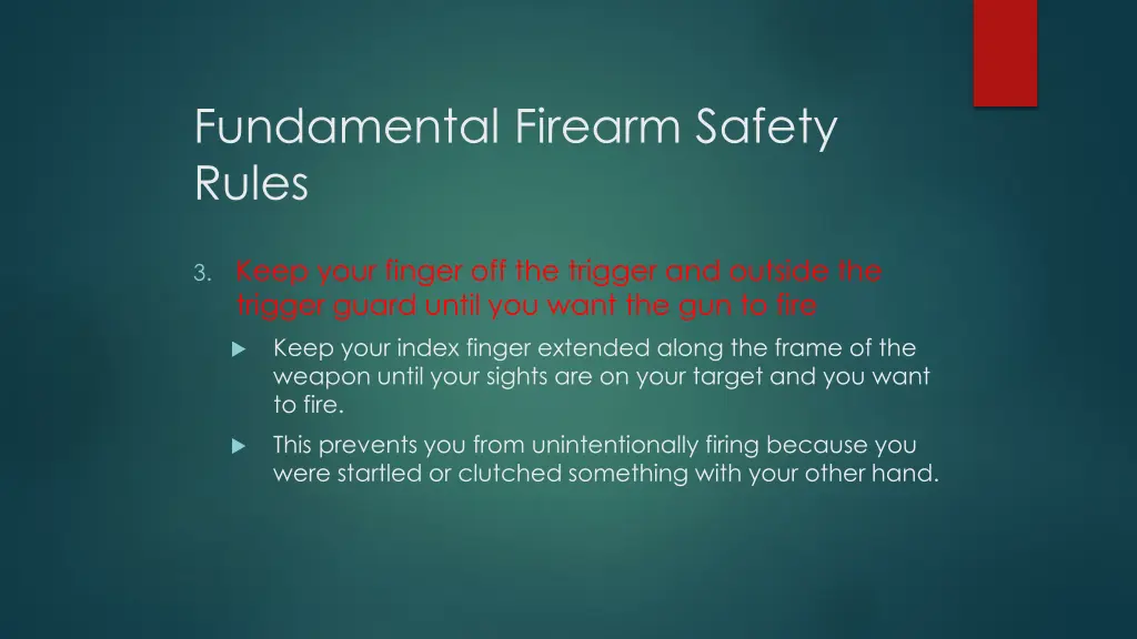 fundamental firearm safety rules 3