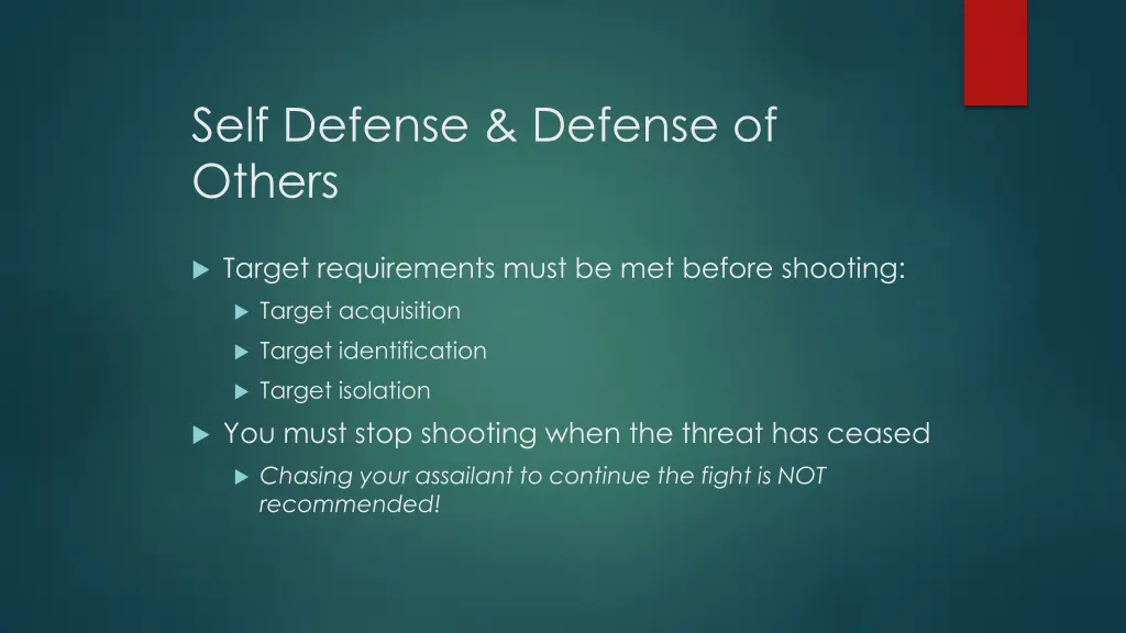 self defense defense of others 2