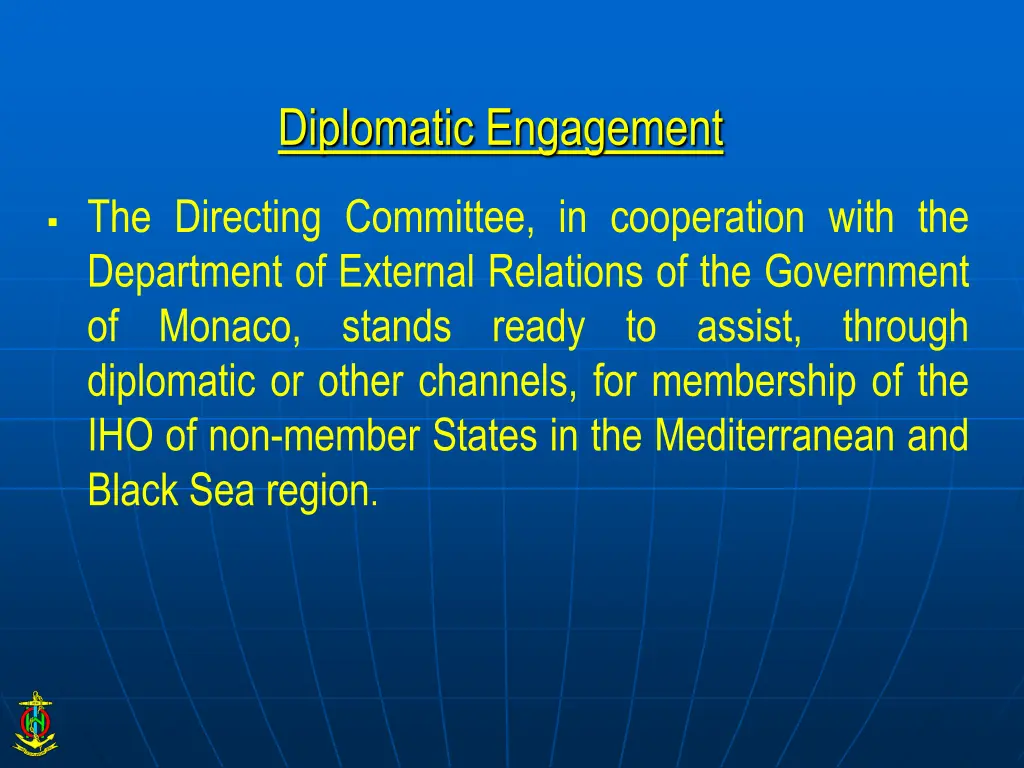 diplomatic engagement