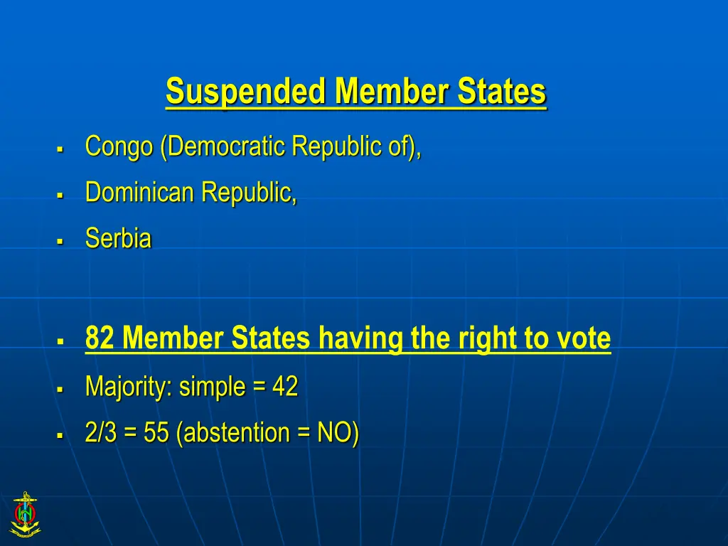 suspended member states