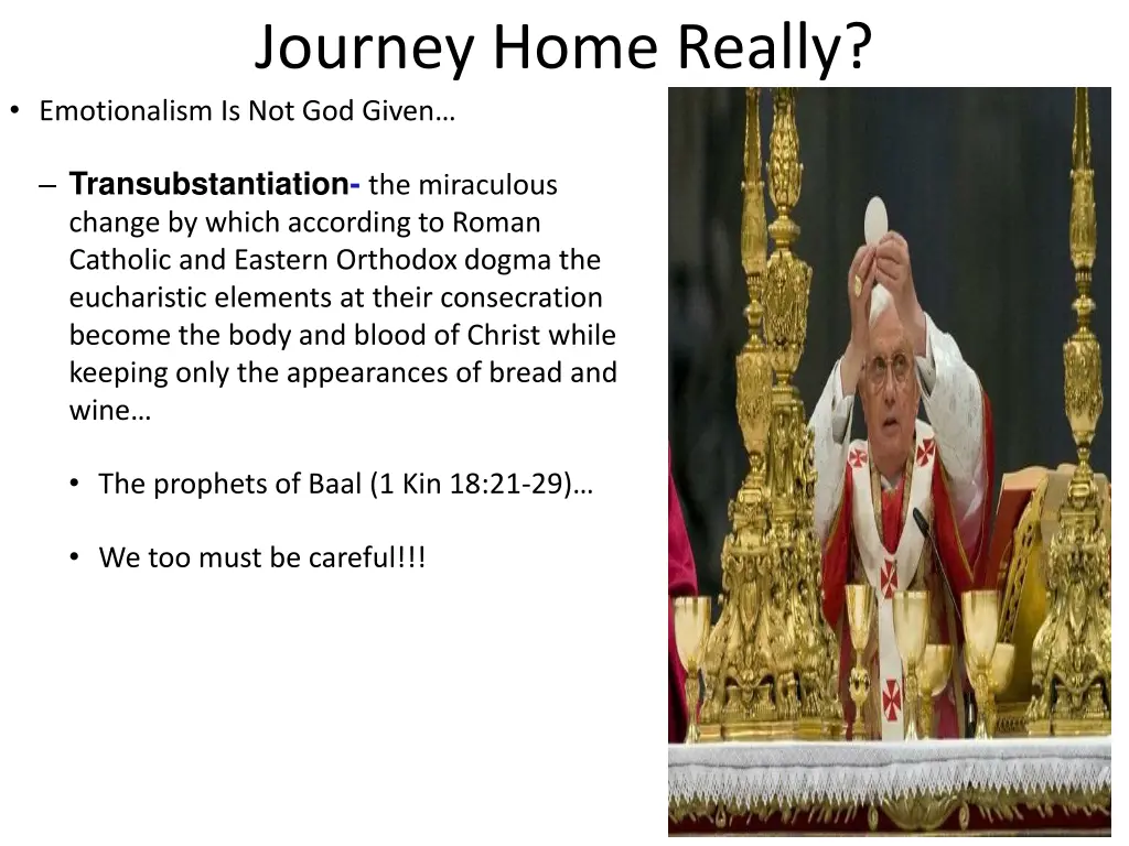 journey home really emotionalism is not god given 1