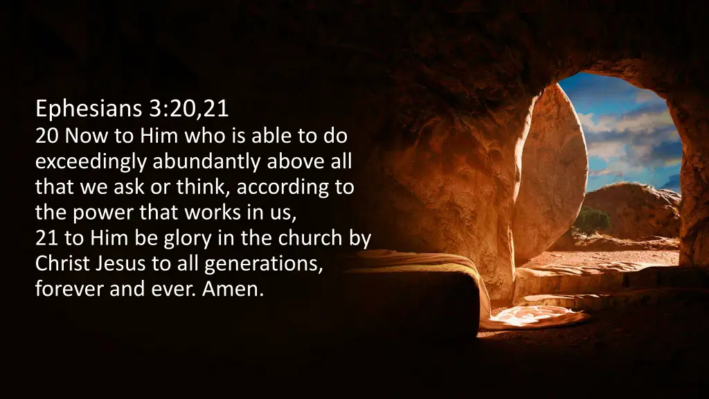 ephesians 3 20 21 20 now to him who is able