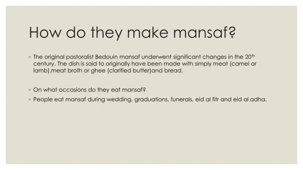 how do they make mansaf