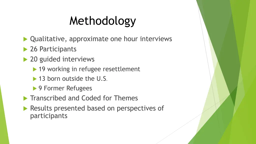 methodology