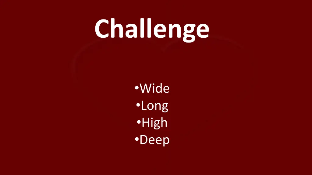 challenge