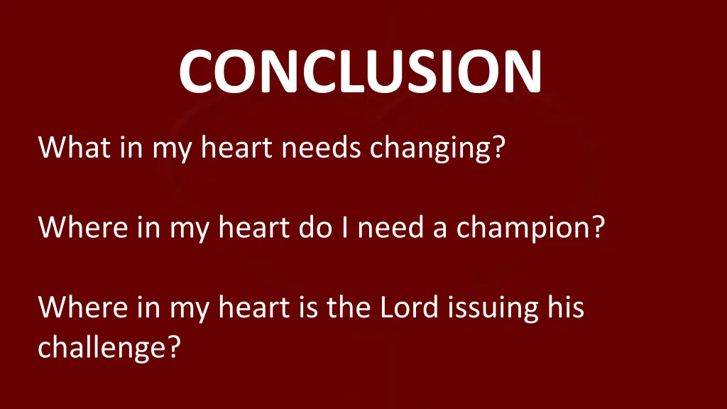 conclusion 1