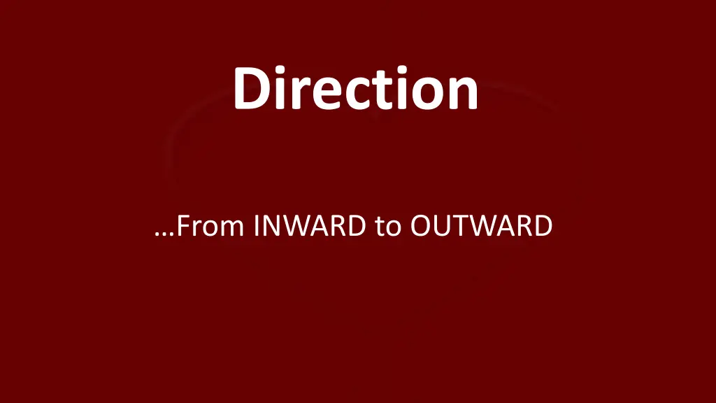 direction