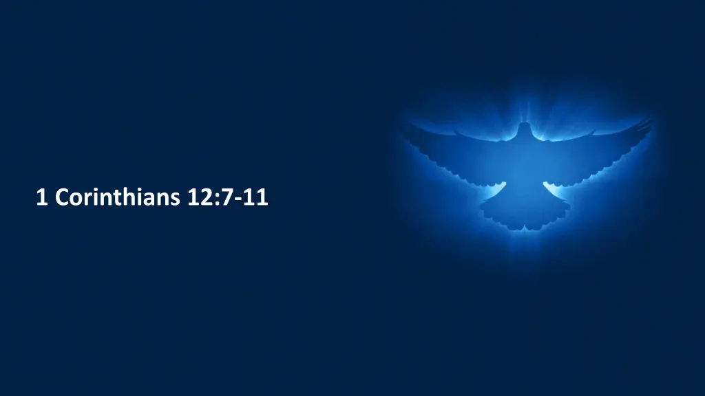 1 corinthians 12 7 11