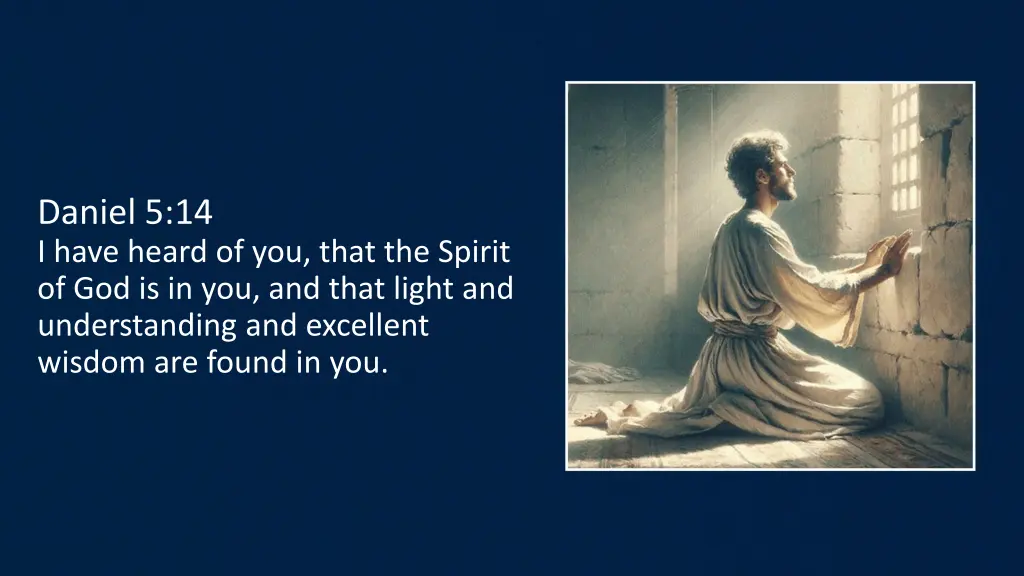 daniel 5 14 i have heard of you that the spirit