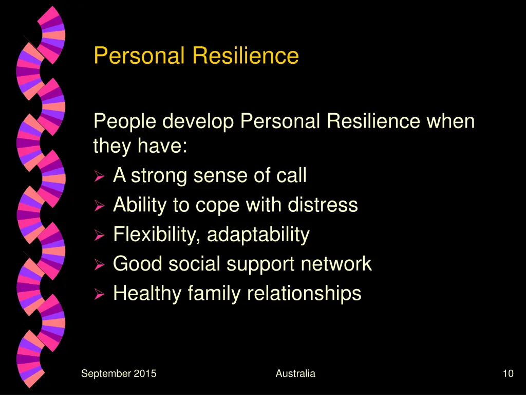 personal resilience