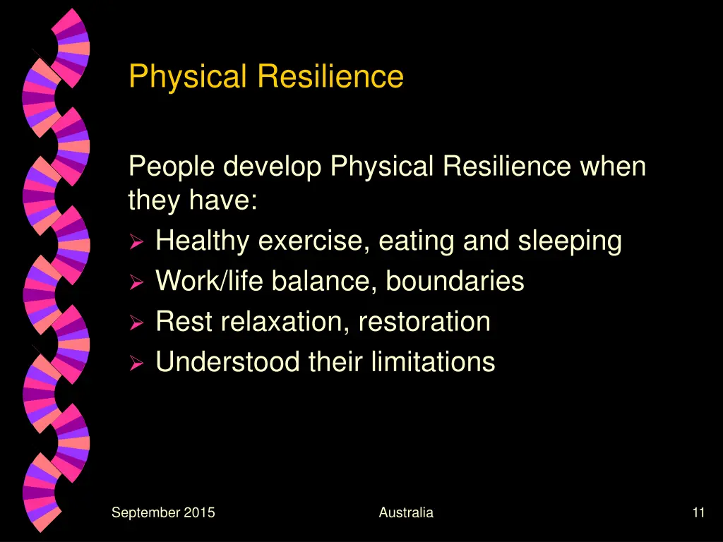 physical resilience