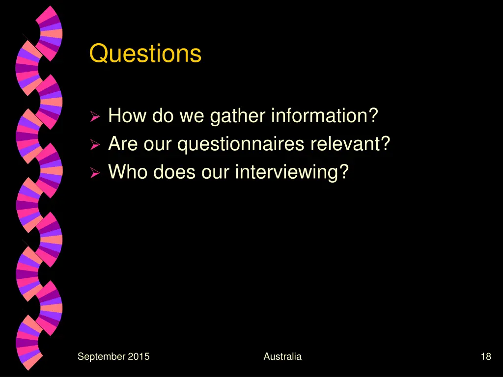 questions