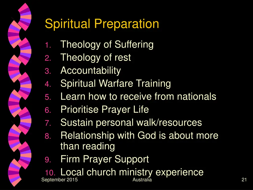 spiritual preparation