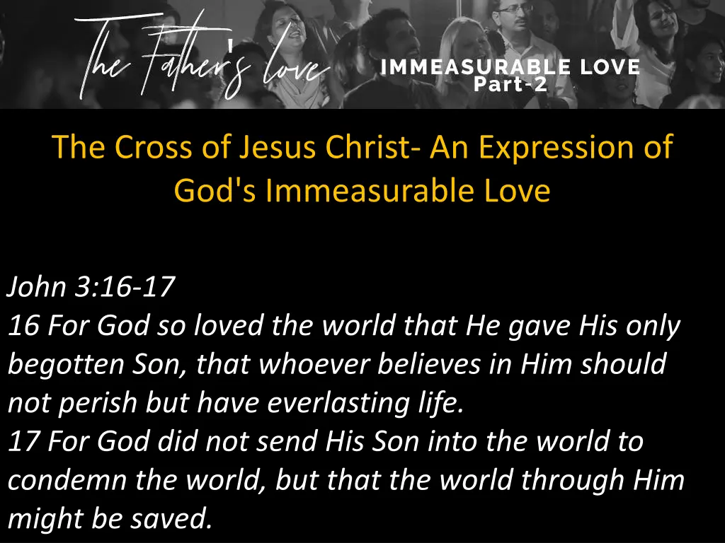the cross of jesus christ an expression