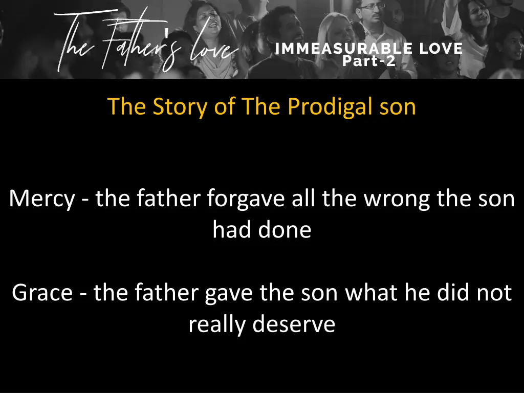 the story of the prodigal son 1