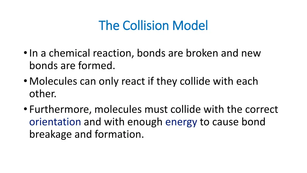 the collision model the collision model