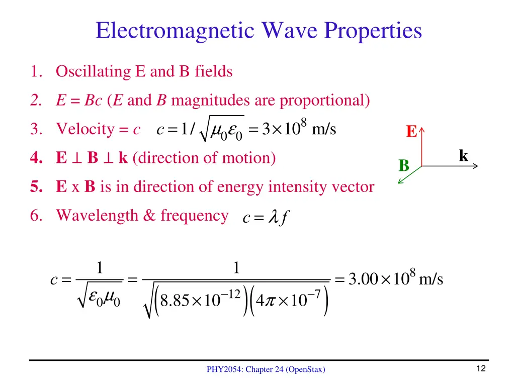 electromagnetic wave properties