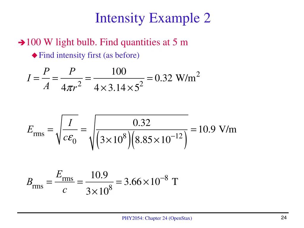 intensity example 2