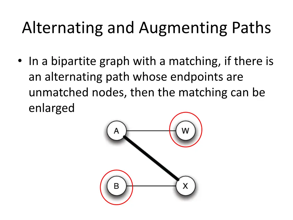 alternating and augmenting paths 1