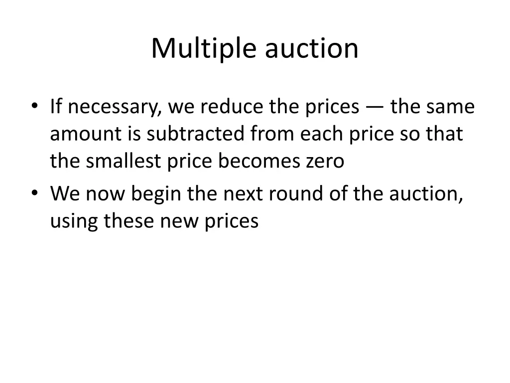multiple auction 1