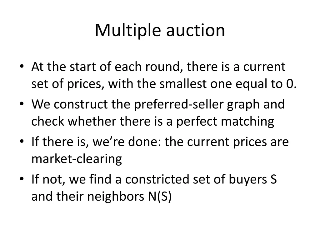 multiple auction