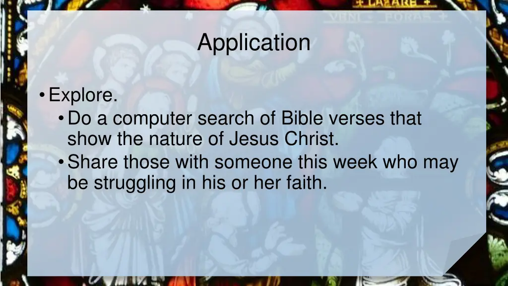 application