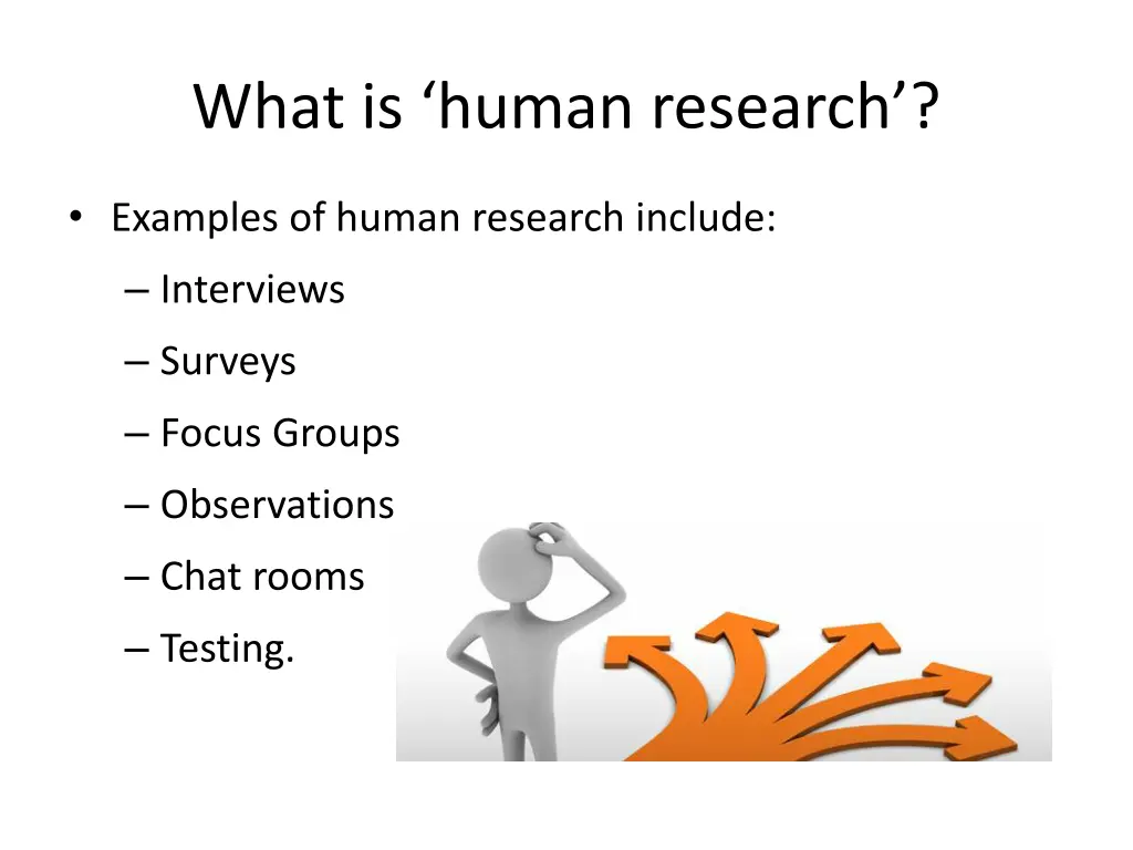 what is human research