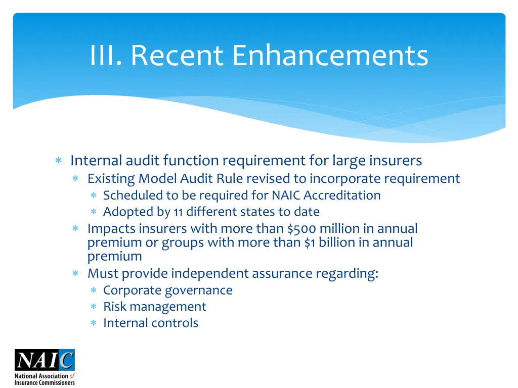 iii recent enhancements 3