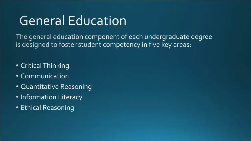 general education