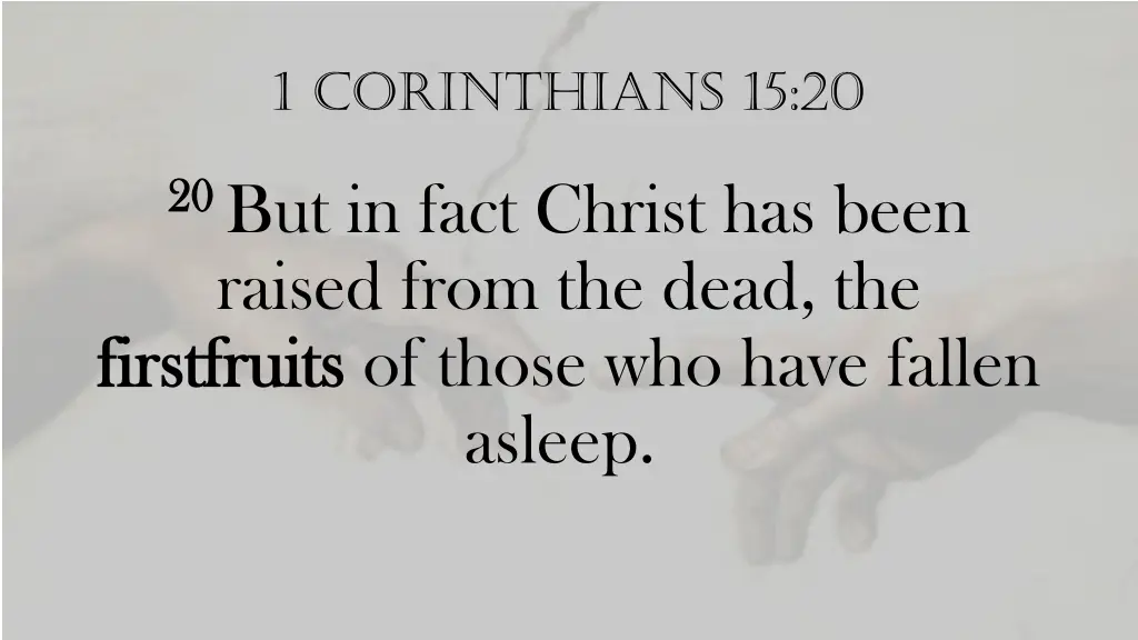 1 corinthians 15 20