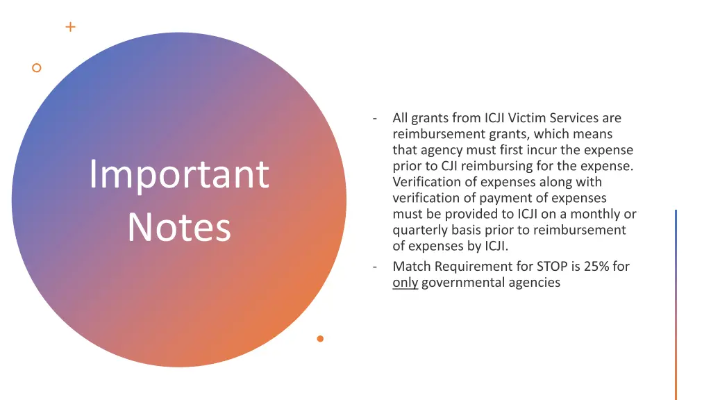 important notes