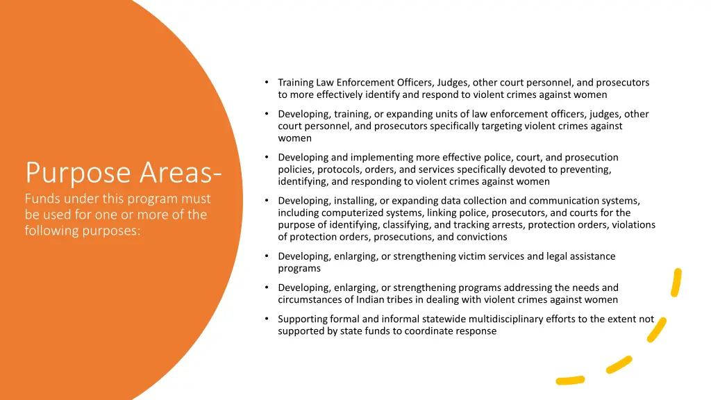 training law enforcement officers judges other